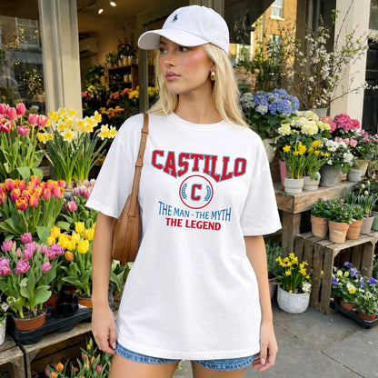The Man The Myth The Legend Jet Style Shirt CASTILLO M1-9