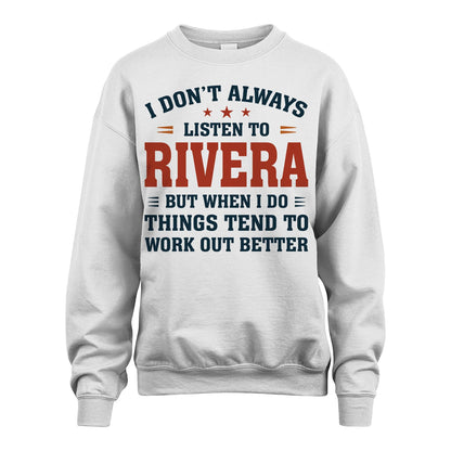 I Don't Always Listen To... RIVERA M1-2