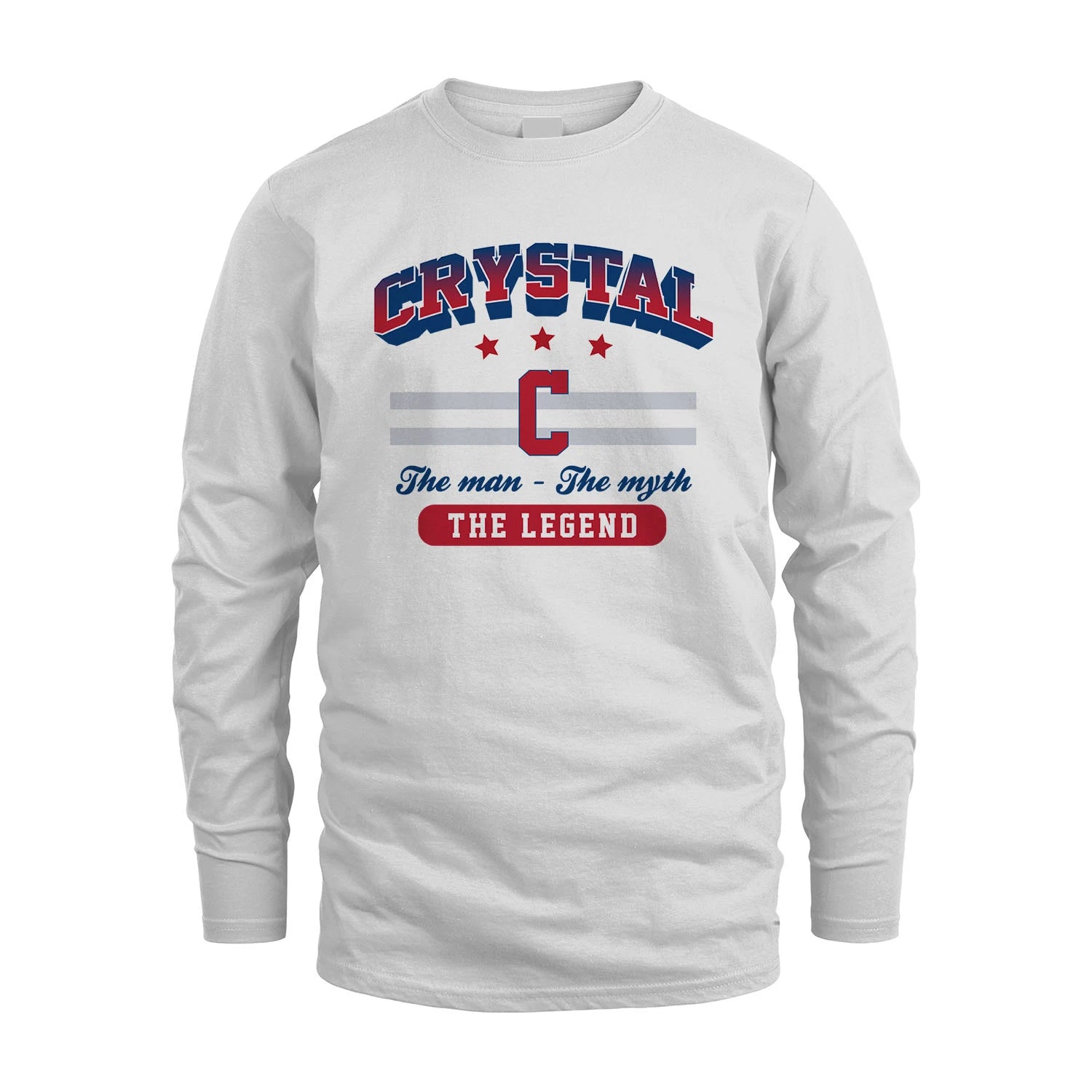 The Man The Myth The Legend With Your Name Shirt CRYSTAL M1-35