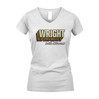 Your Name Built Different Retro Shirt WRIGHT M1-26