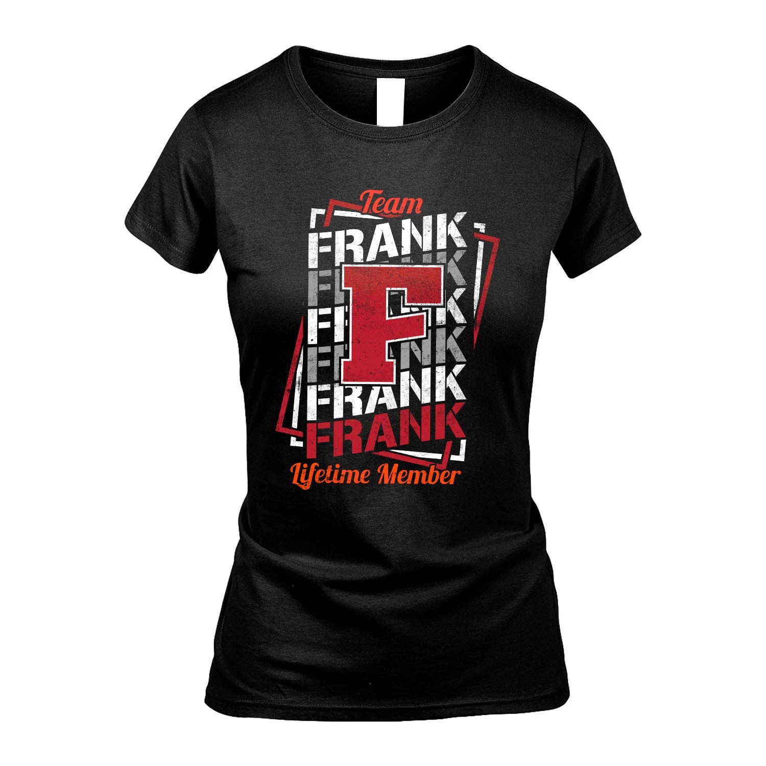 Team Your Name Lifetime Member Sporty Shirt FRANK M1-25