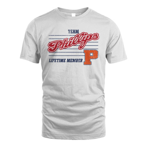 Team Your Name Lifetime Member Vintage Shirt PHILLIPS M1-24