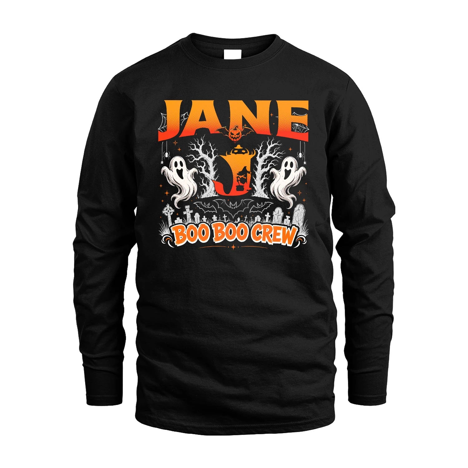 Boo Boo Crew Halloween Custom Name Shirt JANE M1-28