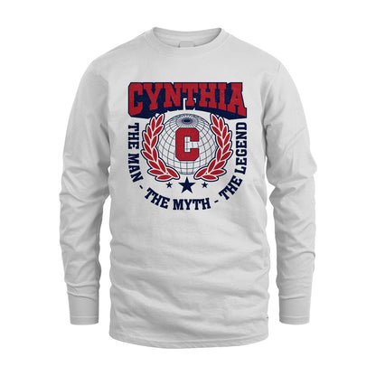 The Man The Myth The Legend Logo Shirt CYNTHIA M1-30