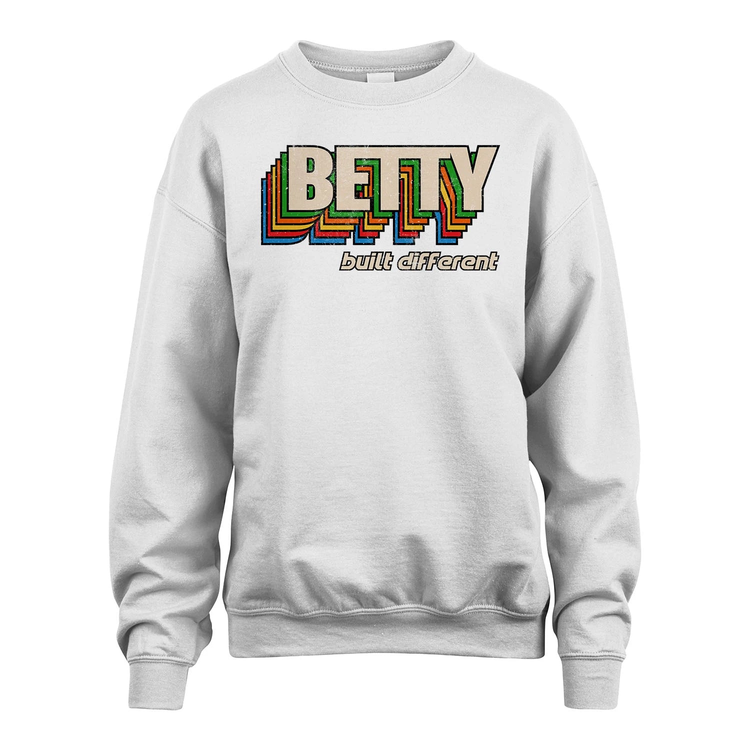 Your Name Built Different Retro Shirt BETTY M1-26