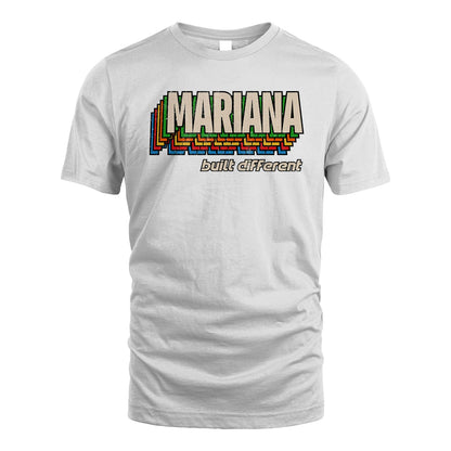 Your Name Built Different Retro Shirt MARIANA M1-26