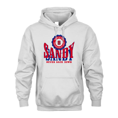 Your Name Never Back Down Shirt SANDY M1-33