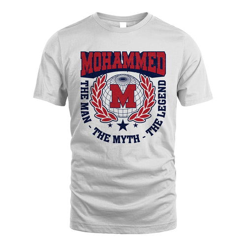 The Man The Myth The Legend Logo Shirt MOHAMMED M1-30