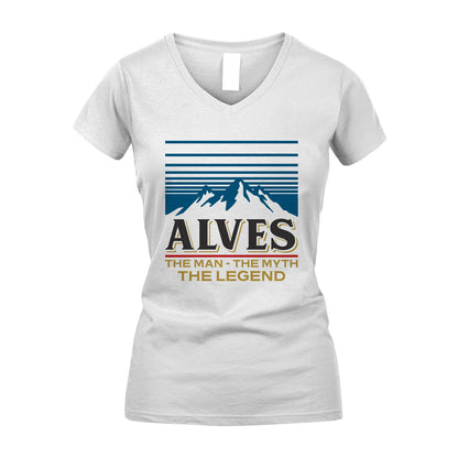 The Man The Myth The Legend Vintage Mountain Shirt ALVES M1-19