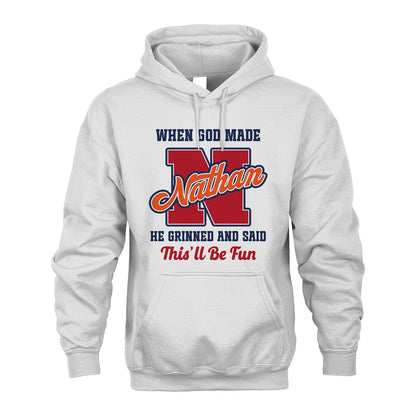 God Made Your Name Custom Shirt NATHAN M1-16