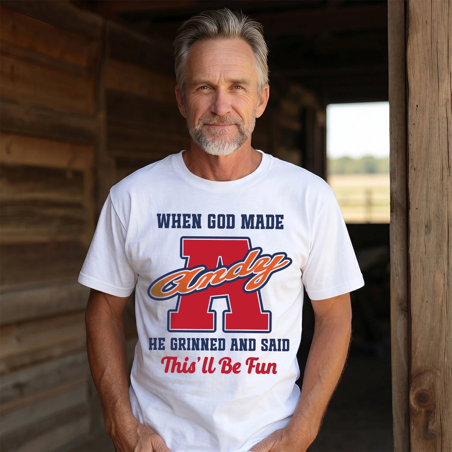 God Made Your Name Custom Shirt ANDY M1-16