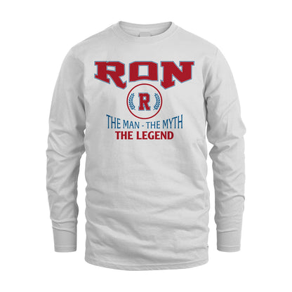 The Man The Myth The Legend Jet Style Shirt RON M1-9