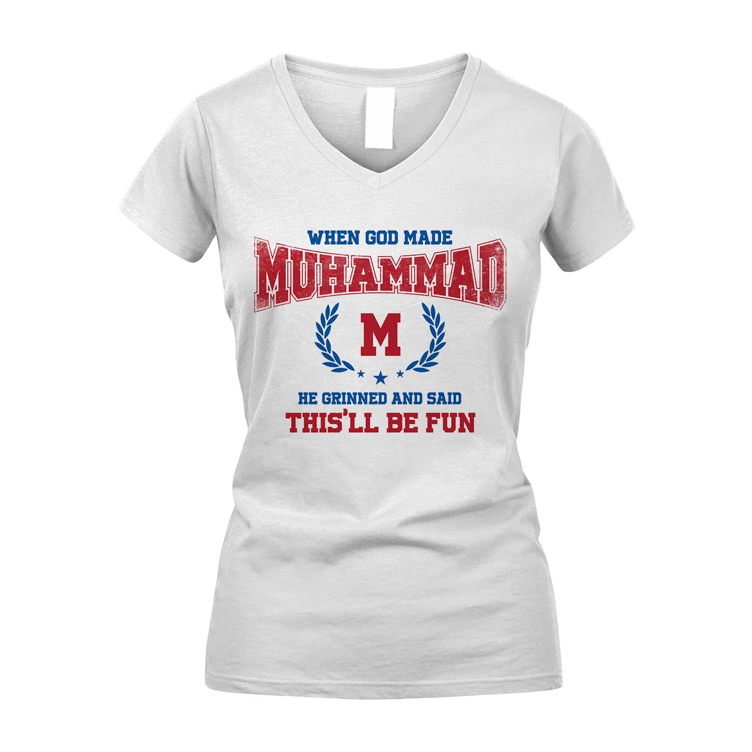 When God Made He Grinned And Said This'll Be Fun Shirt MUHAMMAD M1-12