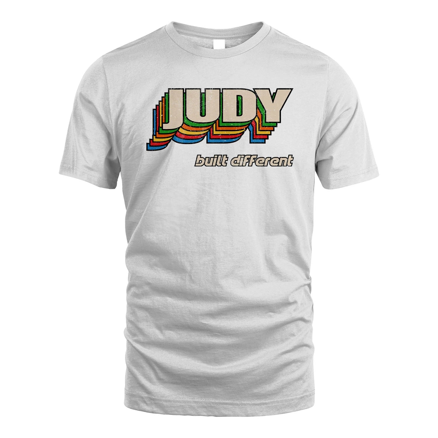Your Name Built Different Retro Shirt JUDY M1-26
