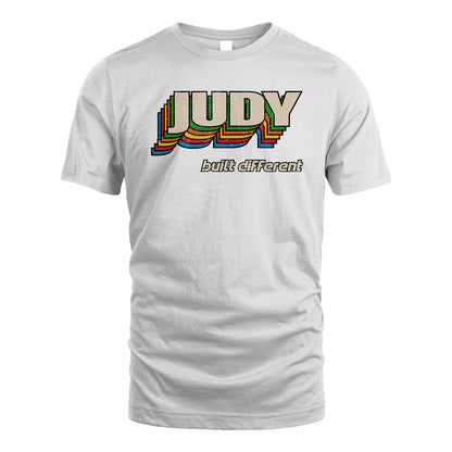 Your Name Built Different Retro Shirt JUDY M1-26