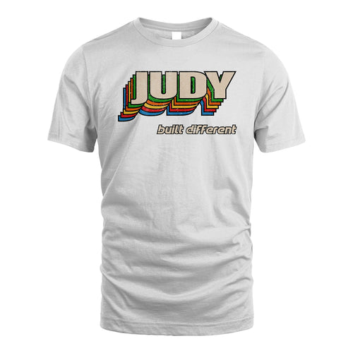 Your Name Built Different Retro Shirt JUDY M1-26