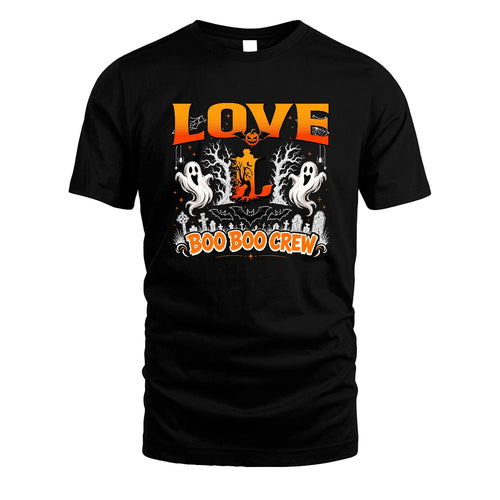 Boo Boo Crew Halloween Custom Name Shirt LOVE M1-28