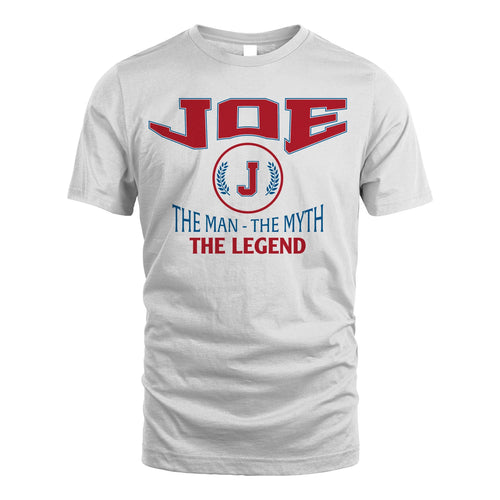 The Man The Myth The Legend Jet Style Shirt JOE M1-9