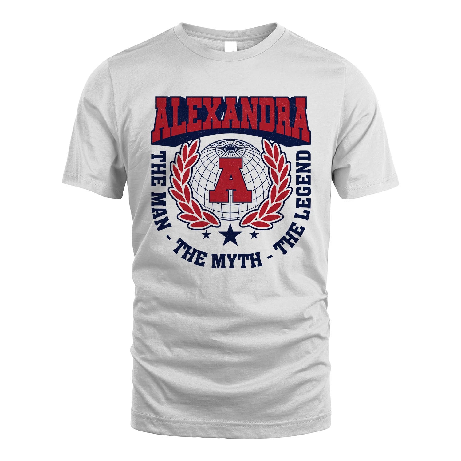 The Man The Myth The Legend Logo Shirt ALEXANDRA M1-30