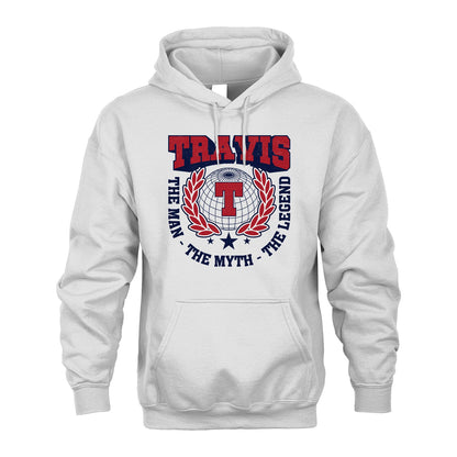 The Man The Myth The Legend Logo Shirt TRAVIS M1-30