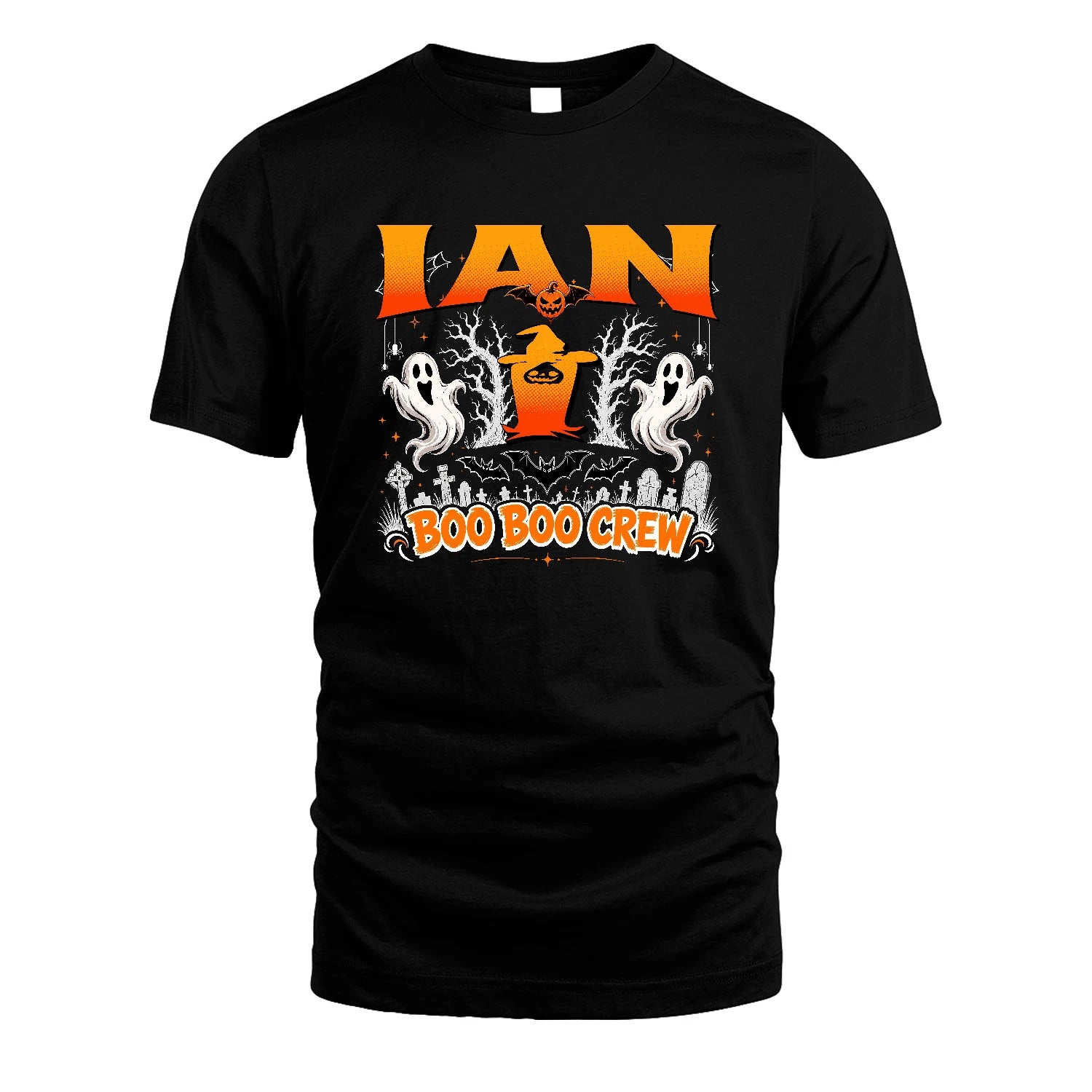 Boo Boo Crew Halloween Custom Name Shirt IAN M1-28