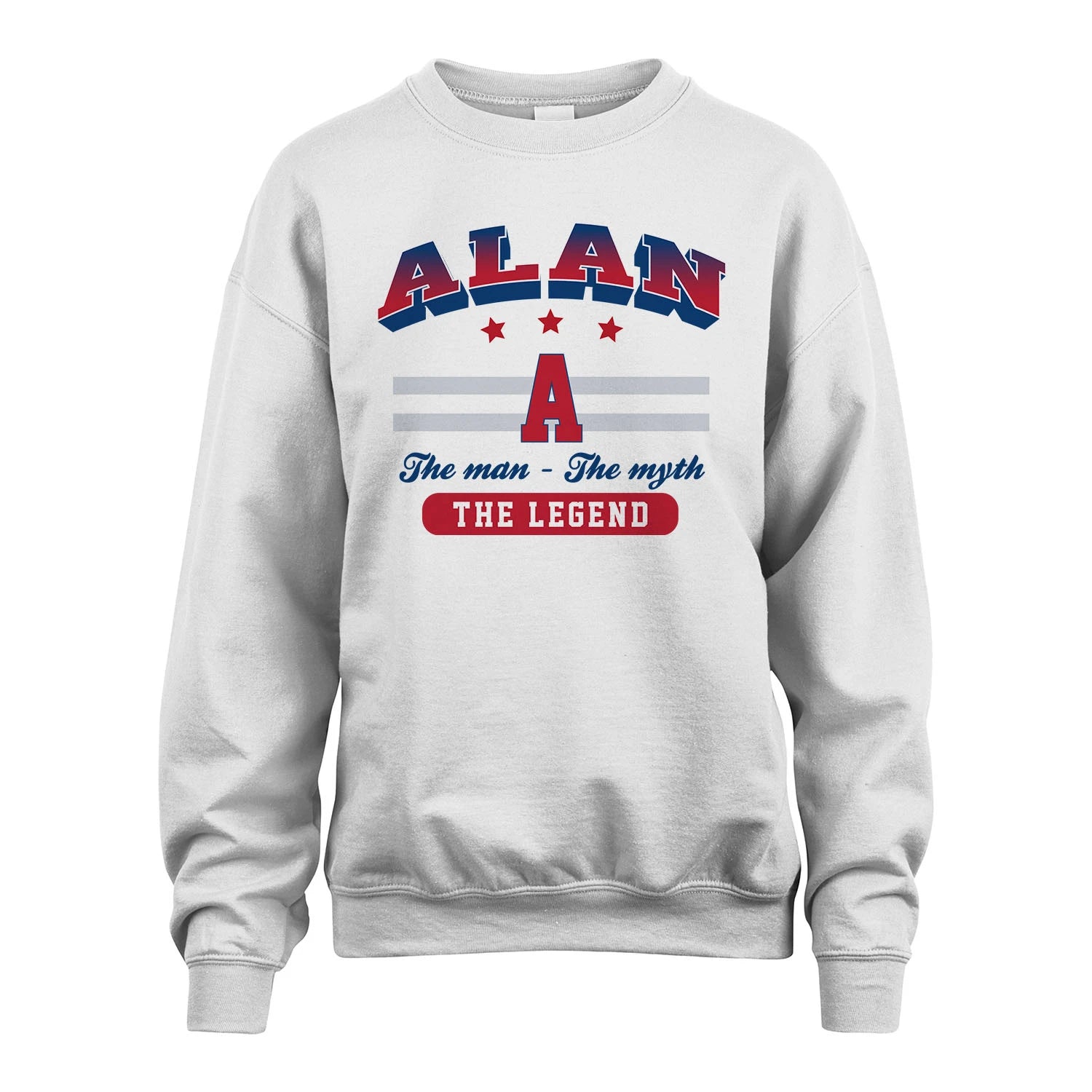 The Man The Myth The Legend With Your Name Shirt ALAN M1-35