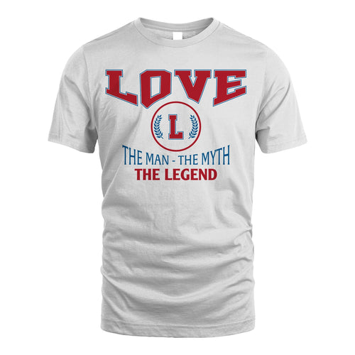 The Man The Myth The Legend Jet Style Shirt LOVE M1-9