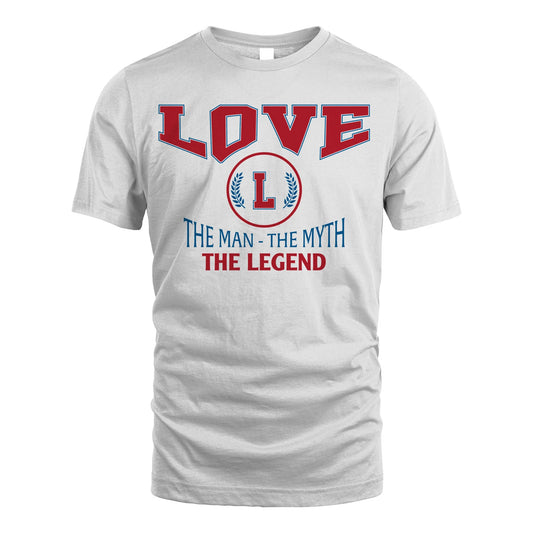 The Man The Myth The Legend Jet Style Shirt LOVE M1-9