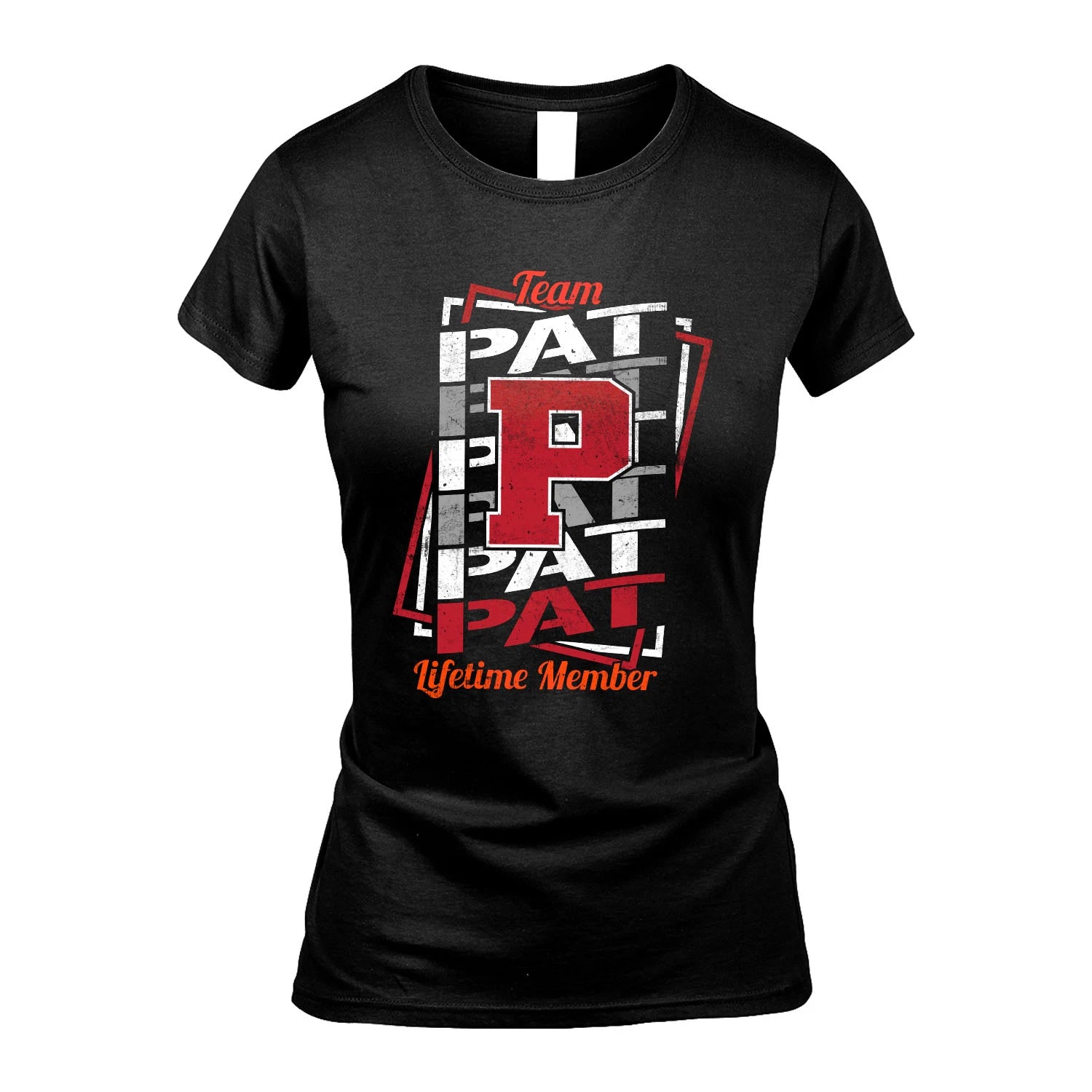 Team Your Name Lifetime Member Sporty Shirt PAT M1-25