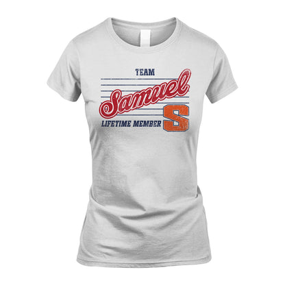 Team Your Name Lifetime Member Vintage Shirt SAMUEL M1-24