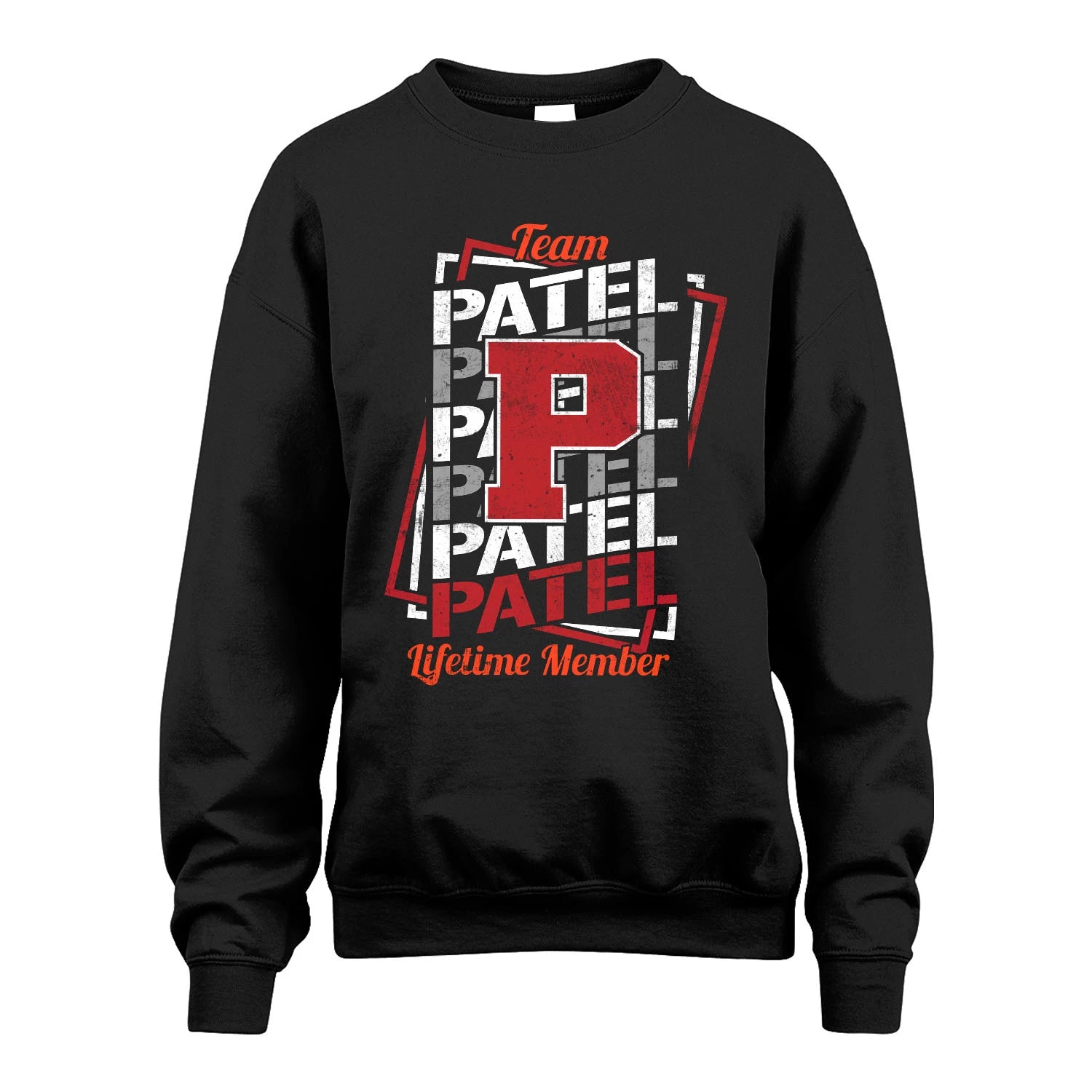 Team Your Name Lifetime Member Sporty Shirt PATEL M1-25