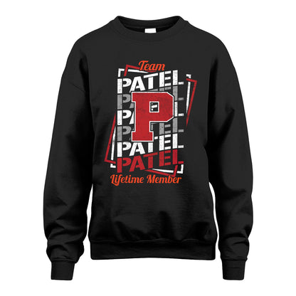 Team Your Name Lifetime Member Sporty Shirt PATEL M1-25