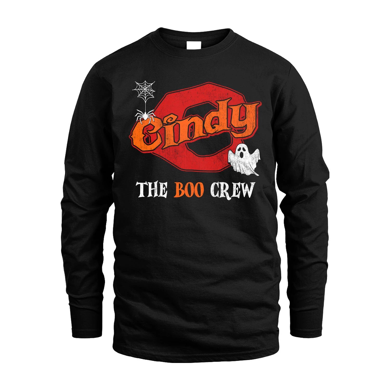 The Boo Crew Halloween Custom Name Shirt CINDY M1-22