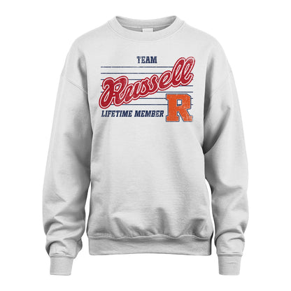Team Your Name Lifetime Member Vintage Shirt RUSSELL M1-24