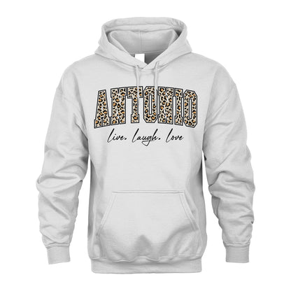 Live Laugh Love Custom Name With Leopard Pattern Shirt ANTONIO M1-13