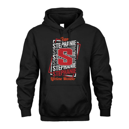 Team Your Name Lifetime Member Sporty Shirt STEPHANIE M1-25