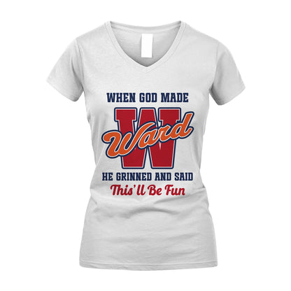 God Made Your Name Custom Shirt WARD M1-16