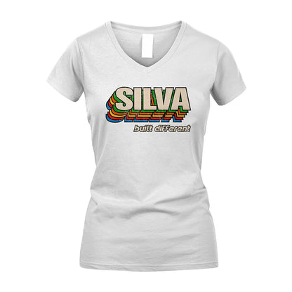 Your Name Built Different Retro Shirt SILVA M1-26