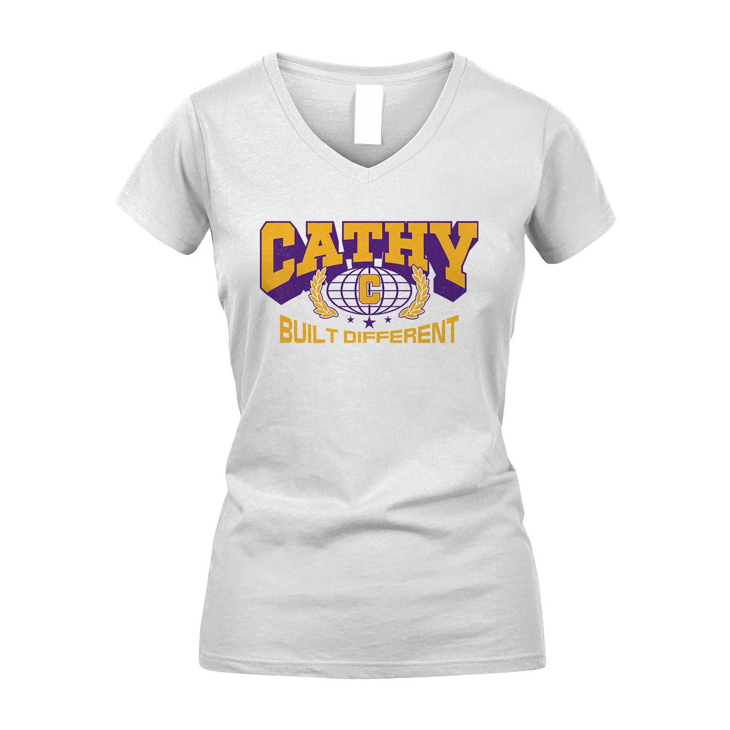 Your Name Built Different Sporty Shirt CATHY M1-32