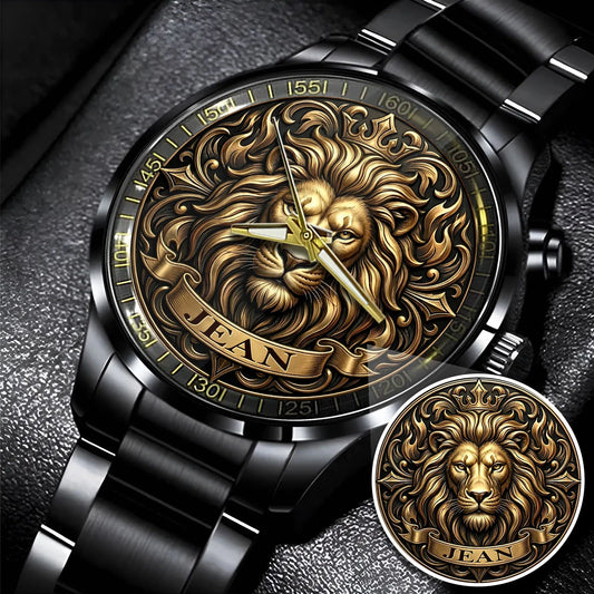 3D King Lion Head Watch JEAN M1-W1