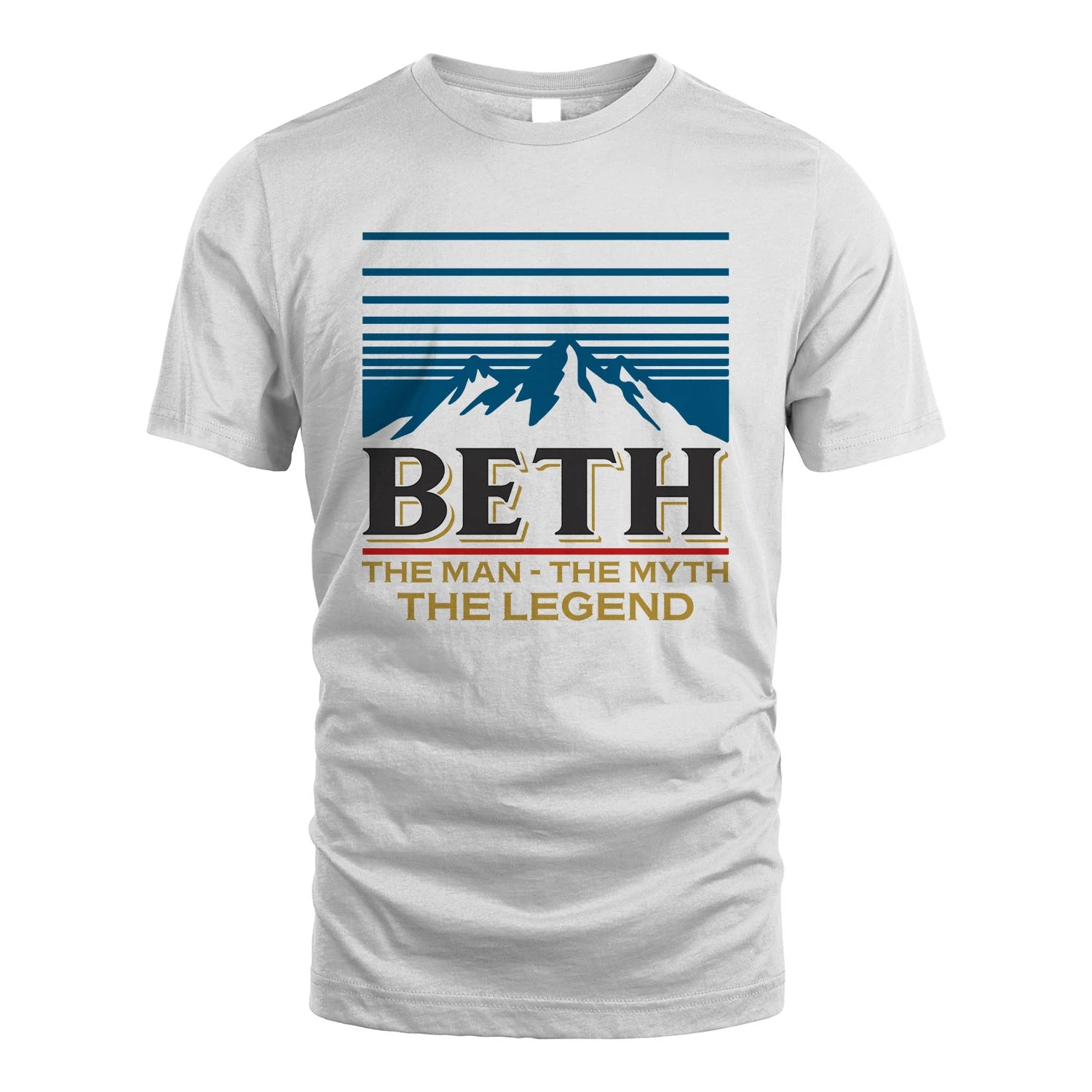 The Man The Myth The Legend Vintage Mountain Shirt BETH M1-19