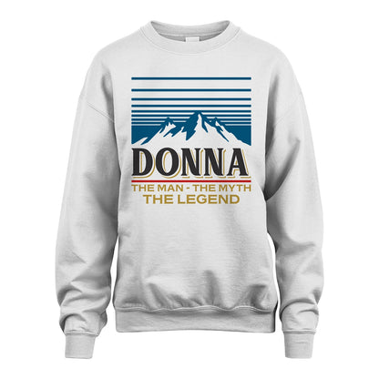 The Man The Myth The Legend Vintage Mountain Shirt DONNA M1-19