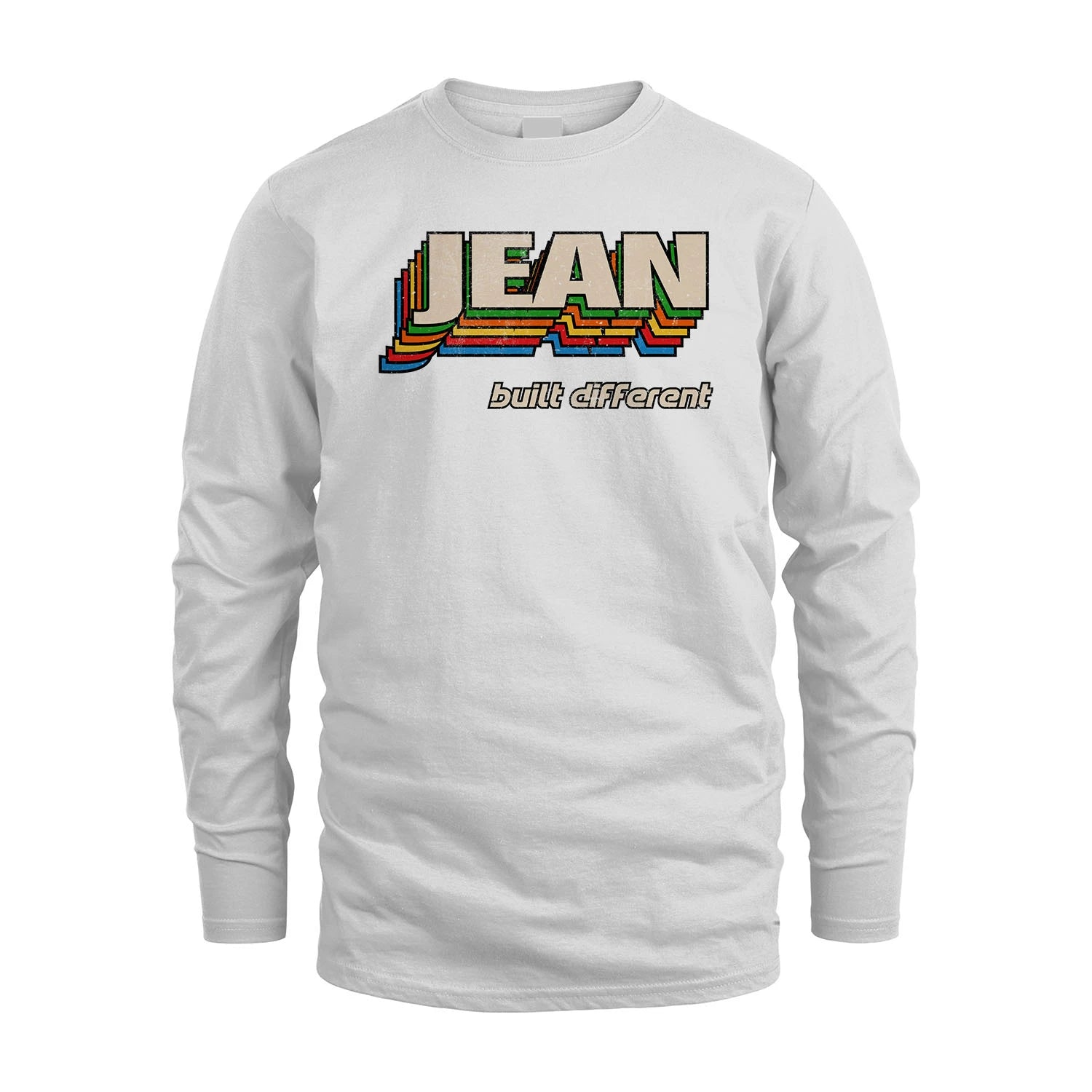 Your Name Built Different Retro Shirt JEAN M1-26