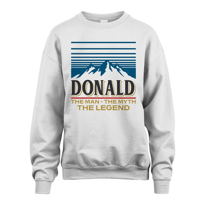 The Man The Myth The Legend Vintage Mountain Shirt DONALD M1-19