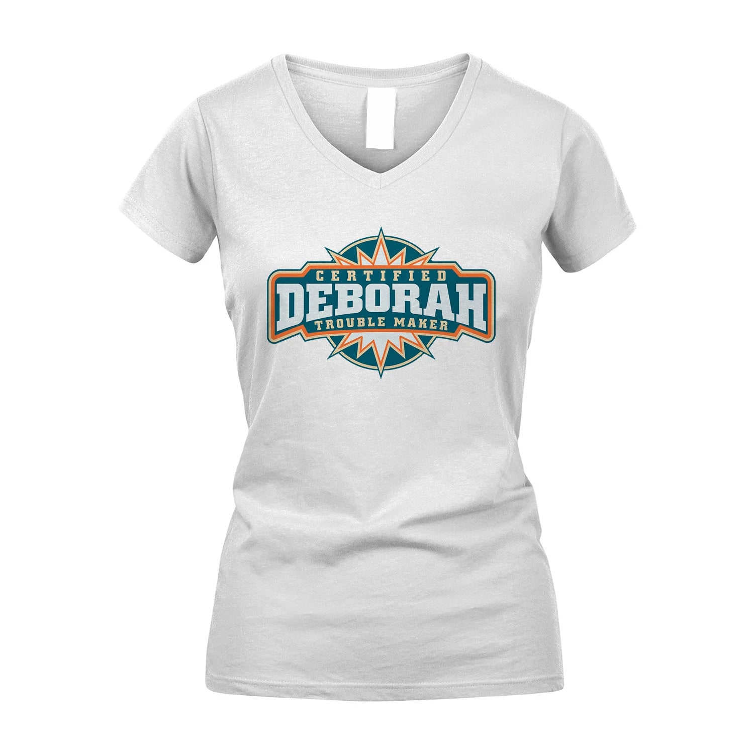 Certified Your Name Trouble Maker Shirt DEBORAH M1-36