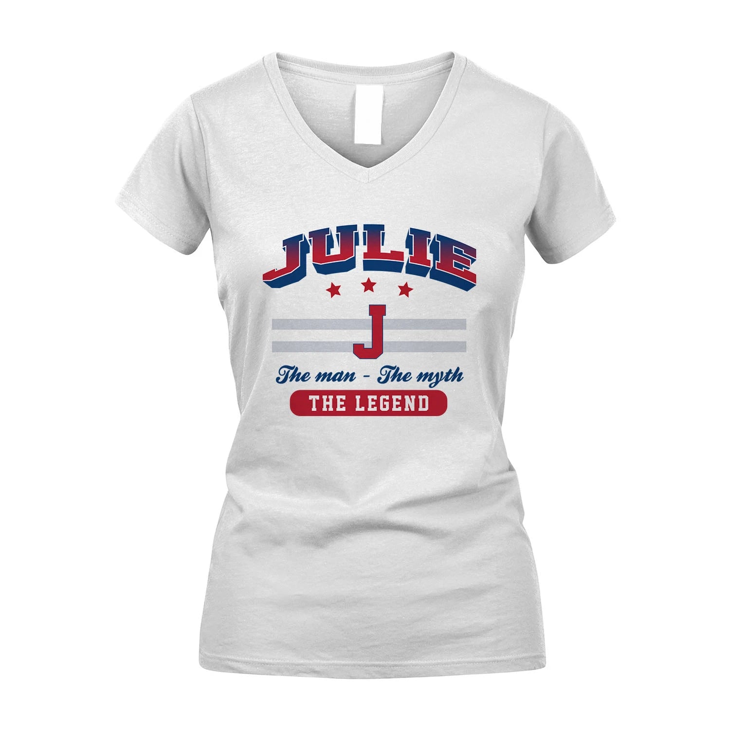 The Man The Myth The Legend With Your Name Shirt JULIE M1-35