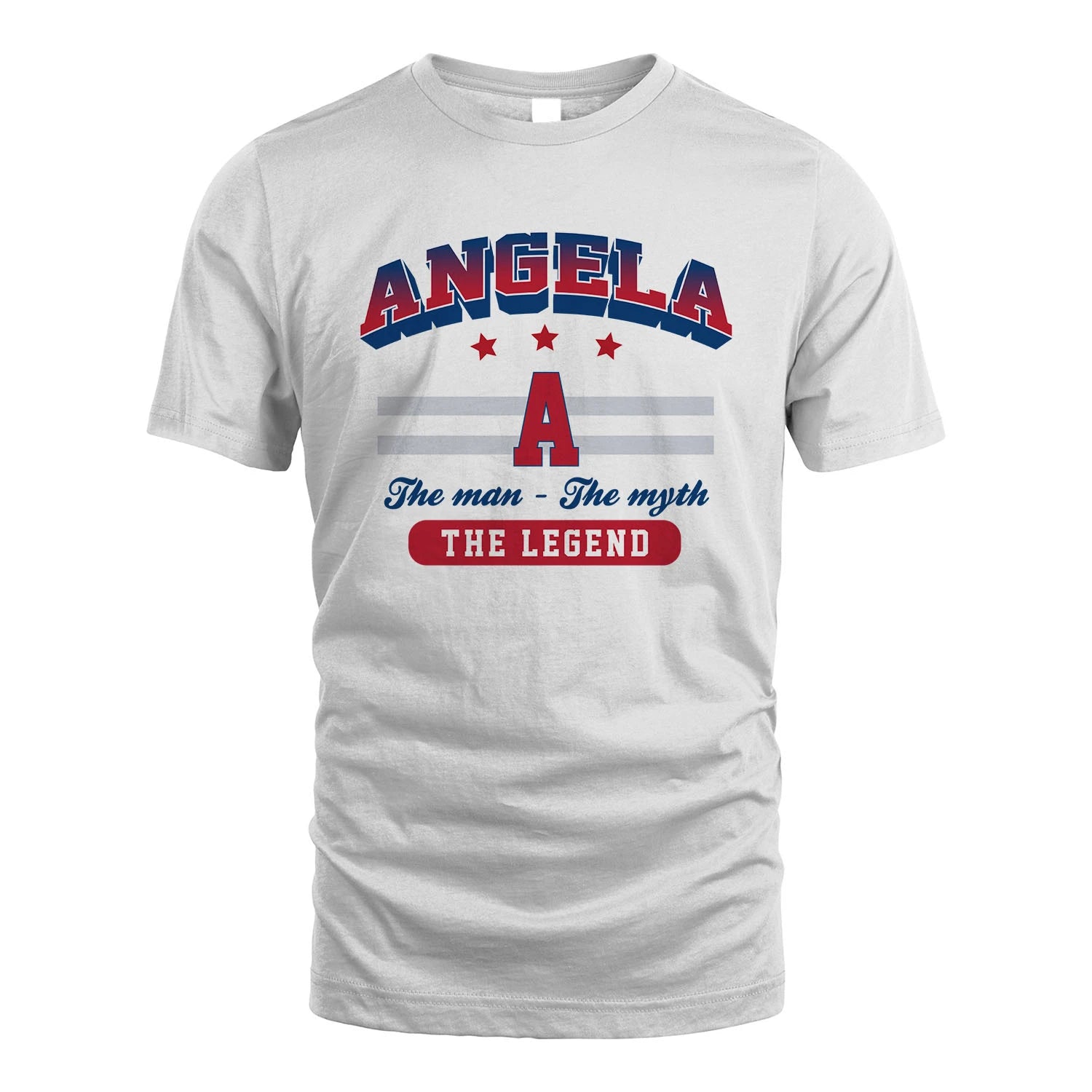 The Man The Myth The Legend With Your Name Shirt ANGELA M1-35
