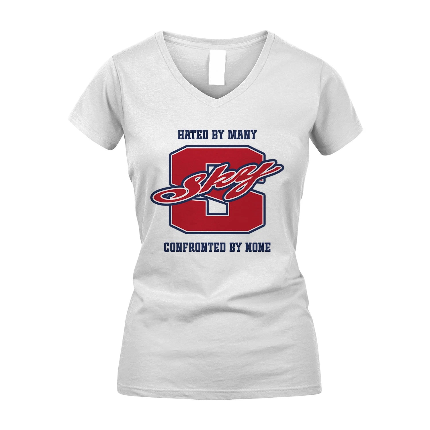 Hated By Many Confronted By None Personalized Name Shirt SKY M1-8