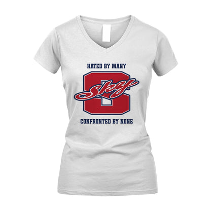Hated By Many Confronted By None Personalized Name Shirt SKY M1-8