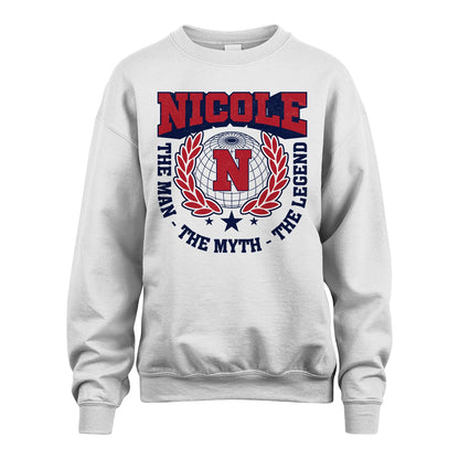 The Man The Myth The Legend Logo Shirt NICOLE M1-30